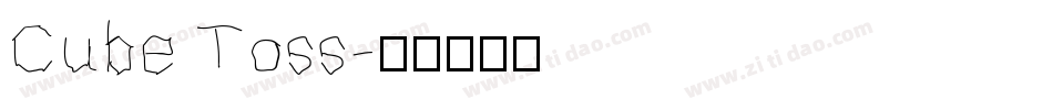 Cube Toss字体转换
